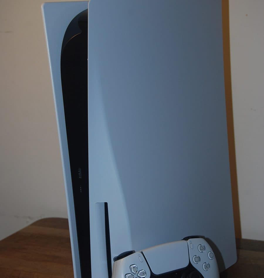 PlayStation 5 console with DualSense controller